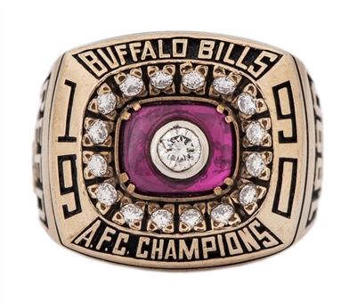 1990 Buffalo Bills AFC Championship Ring Given To Andre Reed (Reed LOA)